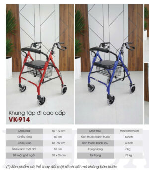 khung tập đi Lucass VK-914