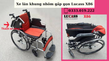 xe lăn khung nhôm lucass x86 