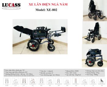 Xe lăn điện Lucass XE802