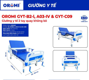 Giường hai tay quay Oromi GYT-C09