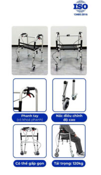 Khung Tập Đi Có Ghế Ngồi Oromi KH-929 Khung tap di oromi KH 929 2