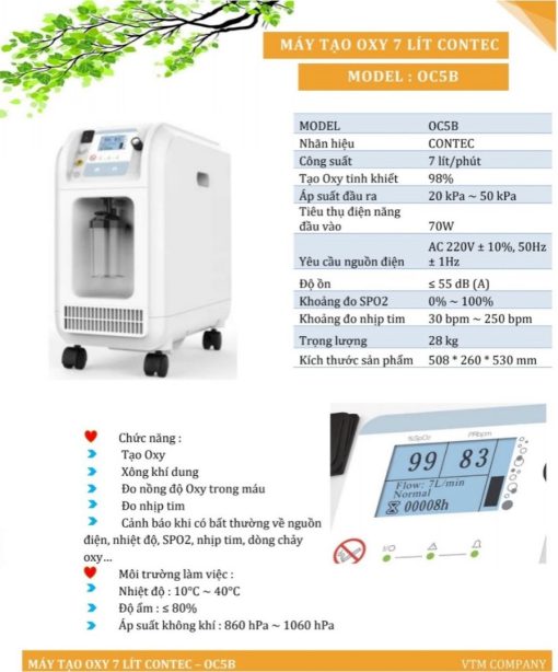 may tao oxy 7lit contec