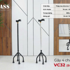 Gậy Bốn Chân Lucass VC32