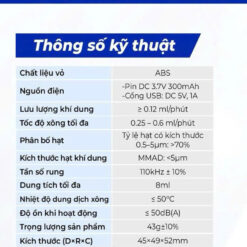 Máy Xông Khí Dung Mini OROMI KD100 may xong khi dung oromi kd100 6