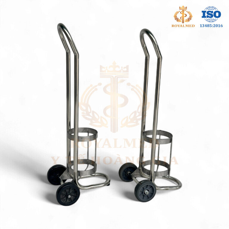 Xe Đẩy Bình Oxy 8 Lít, 9 Lít xe day binh oxy 10l 5