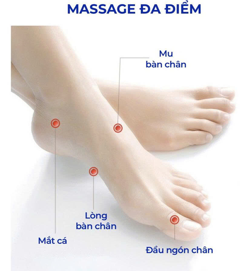Máy Massage Chân Nhiệt ORM-Q6 may massage oromi orm q6 5