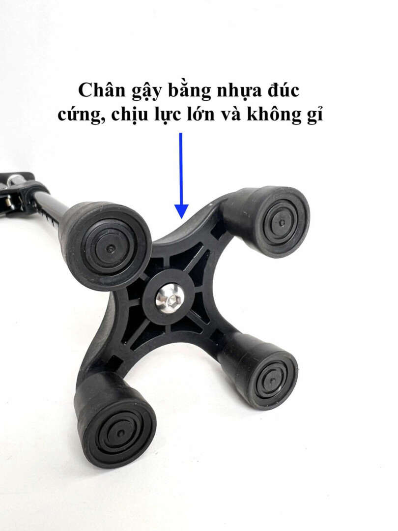 Gậy Chống 4 Chân Có Tay Vịn GBM-023 gay chong bon chan co tay vin gbm 023 2