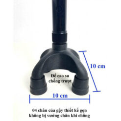 Gậy Chống 4 Chân Có Tay Vịn GBM-023 gay chong bon chan co tay vin gbm 023 3